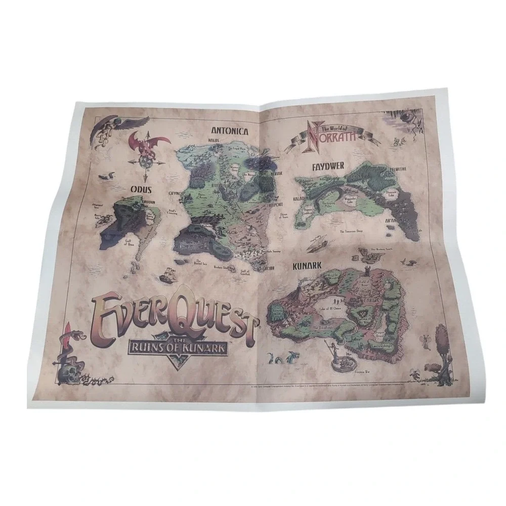 EverQuest: The Ruins of‎ Kunark Big Box 2000 PC Vintage Video Game Collector's